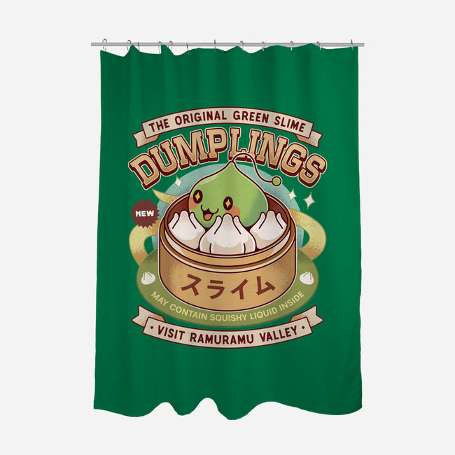 Ramuramu Valley Dumplings Vintage-None-Polyester-Shower Curtain-LAGELANTEE