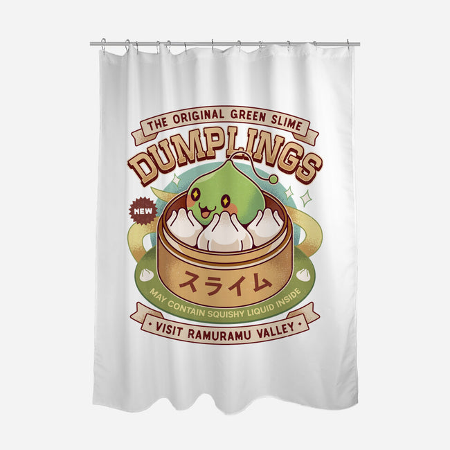 Ramuramu Valley Dumplings Vintage-None-Polyester-Shower Curtain-LAGELANTEE