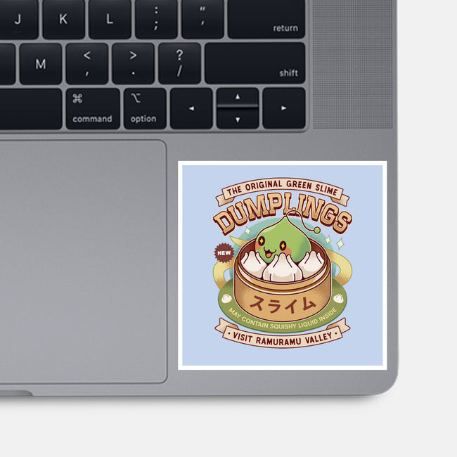 Ramuramu Valley Dumplings Vintage-None-Glossy-Sticker-LAGELANTEE