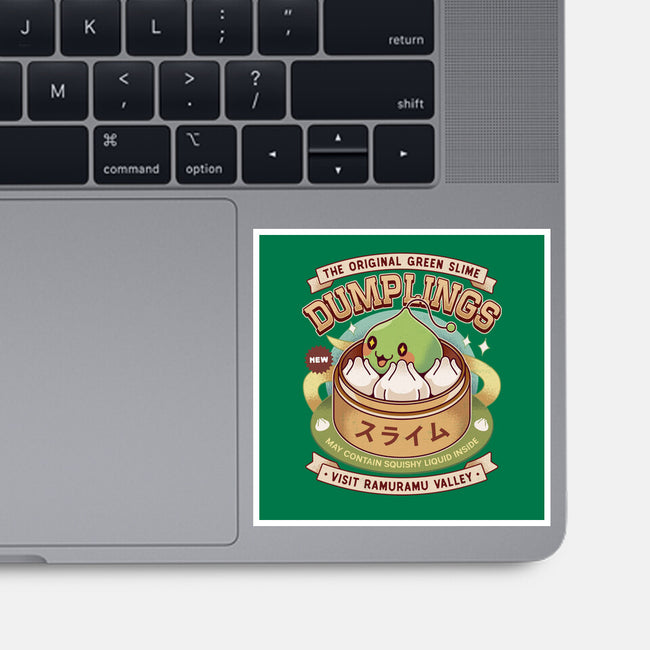 Ramuramu Valley Dumplings Vintage-None-Glossy-Sticker-LAGELANTEE