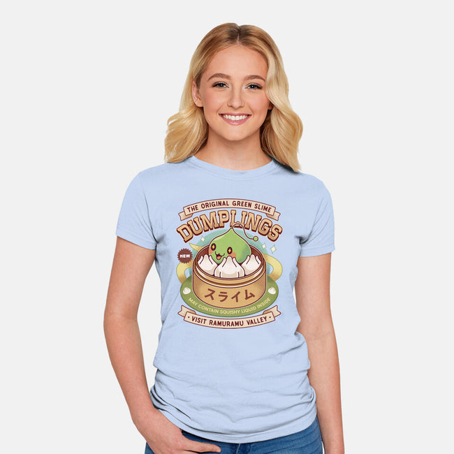 Ramuramu Valley Dumplings Vintage-Womens-Fitted-Tee-LAGELANTEE