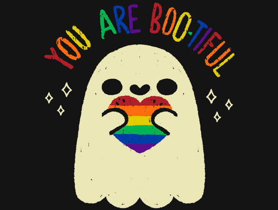 You Are Beautiful Rainbow Heart