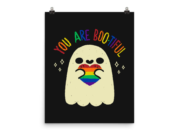 You Are Beautiful Rainbow Heart