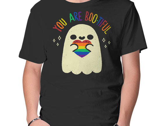 You Are Beautiful Rainbow Heart