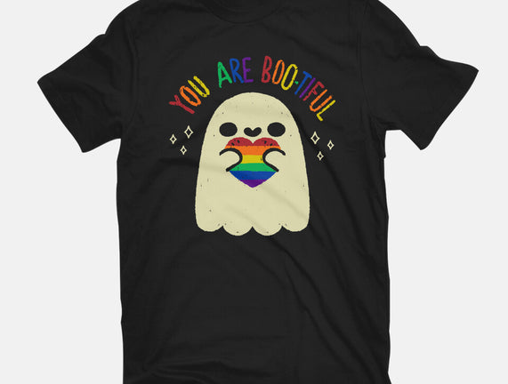 You Are Beautiful Rainbow Heart