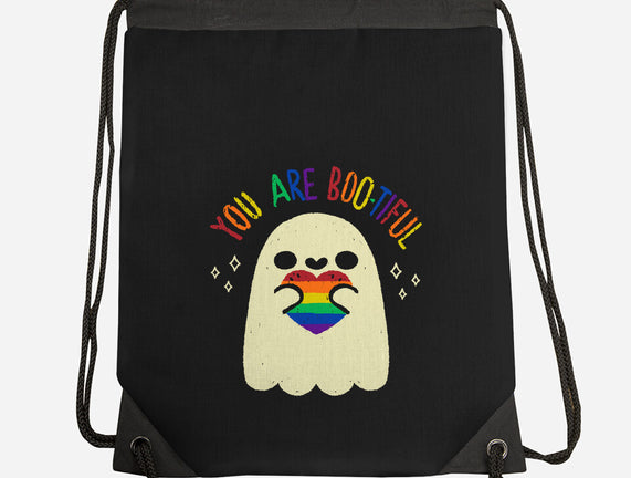 You Are Beautiful Rainbow Heart