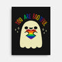 You Are Beautiful Rainbow Heart-None-Stretched-Canvas-xMorfina