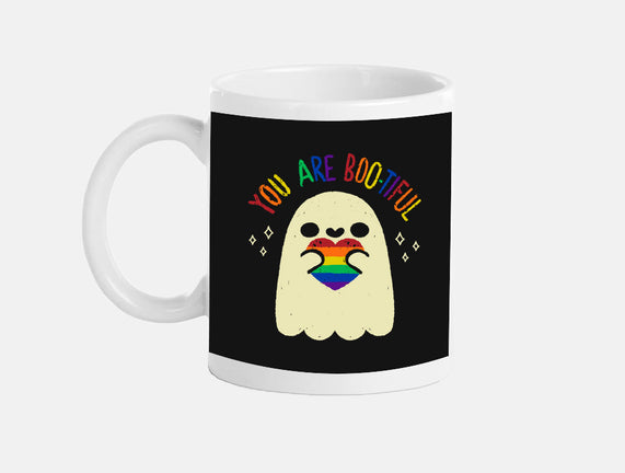 You Are Beautiful Rainbow Heart