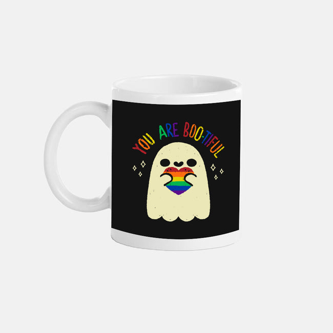 You Are Beautiful Rainbow Heart-None-Mug-Drinkware-xMorfina