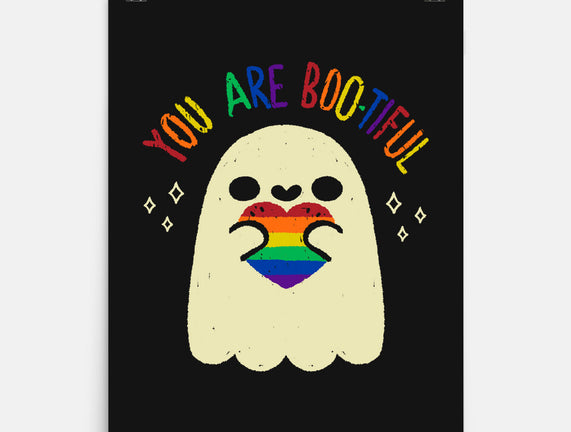 You Are Beautiful Rainbow Heart