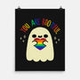 You Are Beautiful Rainbow Heart-None-Matte-Poster-xMorfina