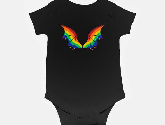 Rainbow Pride Bat Wings