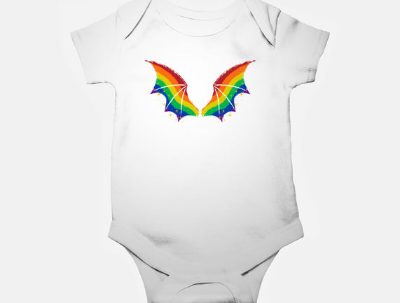 Rainbow Pride Bat Wings