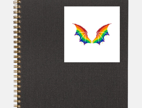 Rainbow Pride Bat Wings