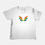 Rainbow Pride Bat Wings-Baby-Basic-Tee-xMorfina
