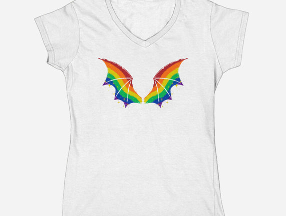 Rainbow Pride Bat Wings