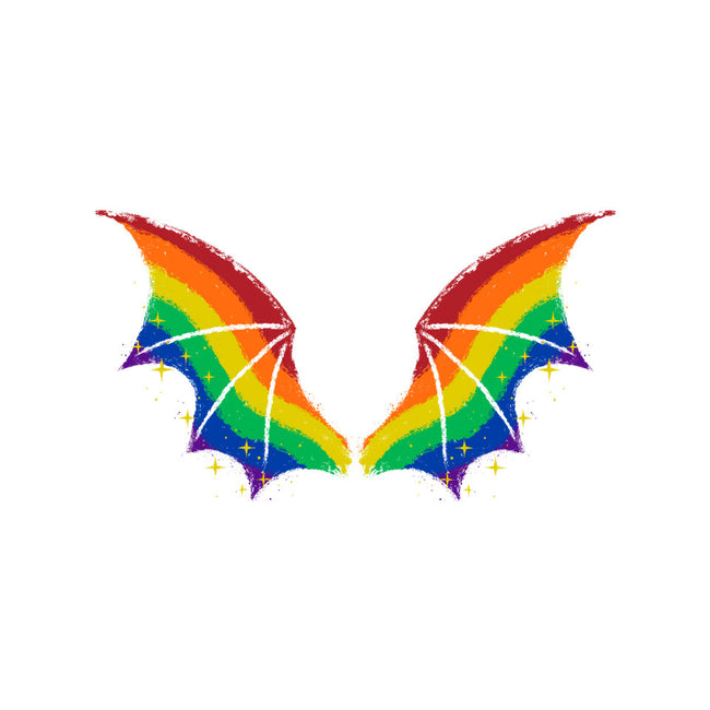 Rainbow Pride Bat Wings-Unisex-Kitchen-Apron-xMorfina