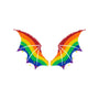 Rainbow Pride Bat Wings-None-Stretched-Canvas-xMorfina