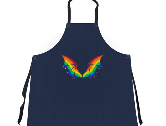 Rainbow Pride Bat Wings