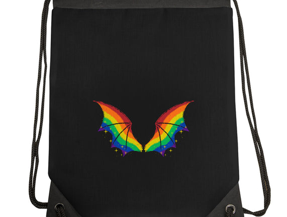 Rainbow Pride Bat Wings