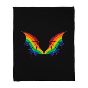 Rainbow Pride Bat Wings