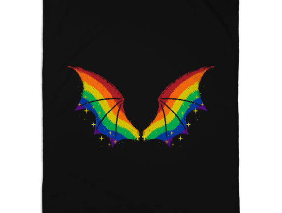 Rainbow Pride Bat Wings