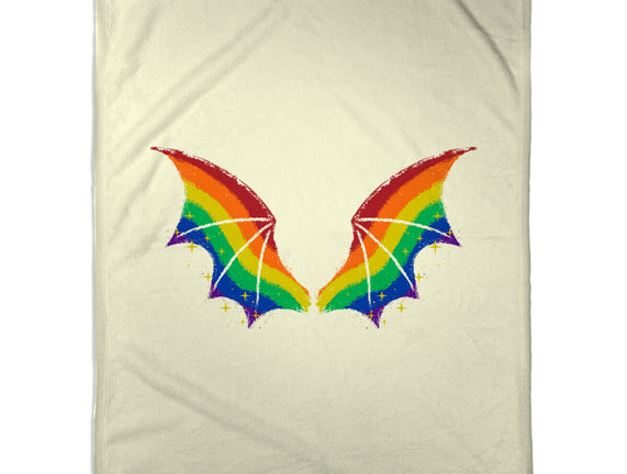 Rainbow Pride Bat Wings