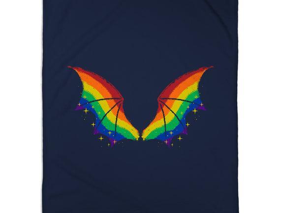 Rainbow Pride Bat Wings