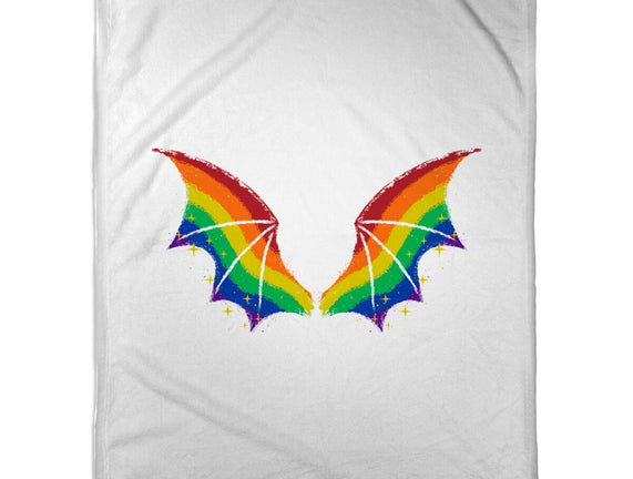Rainbow Pride Bat Wings