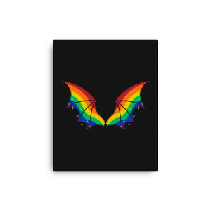 Rainbow Pride Bat Wings