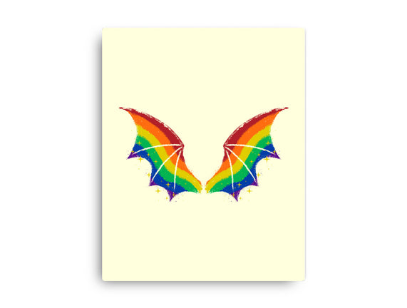 Rainbow Pride Bat Wings