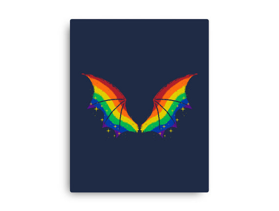 Rainbow Pride Bat Wings