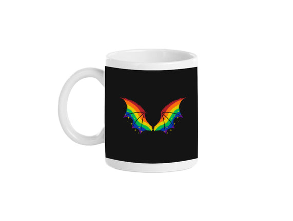 Rainbow Pride Bat Wings