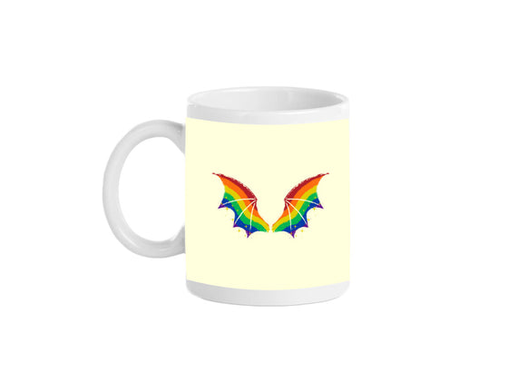 Rainbow Pride Bat Wings