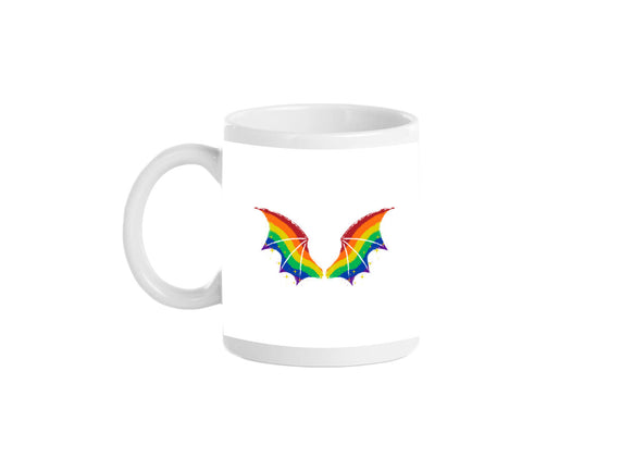 Rainbow Pride Bat Wings