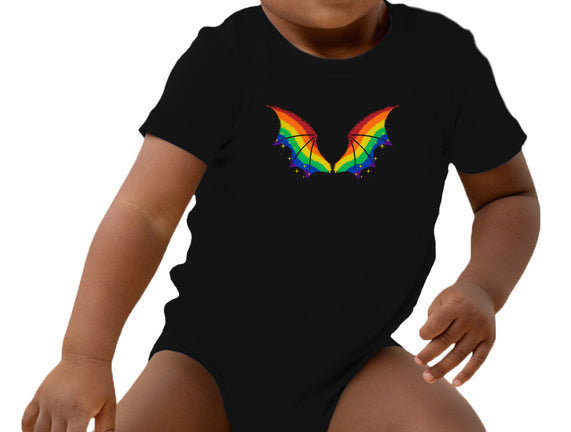 Rainbow Pride Bat Wings