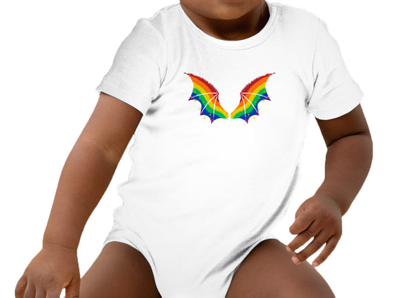 Rainbow Pride Bat Wings