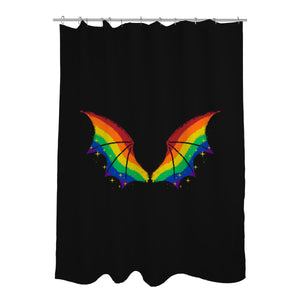 Rainbow Pride Bat Wings