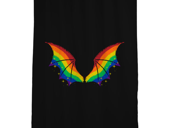 Rainbow Pride Bat Wings