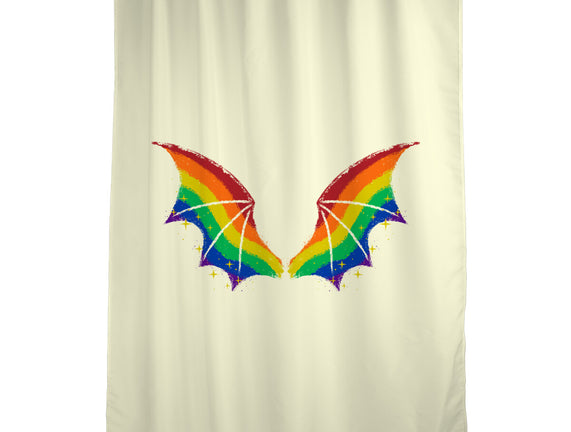 Rainbow Pride Bat Wings