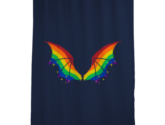 Rainbow Pride Bat Wings