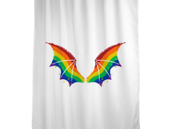 Rainbow Pride Bat Wings