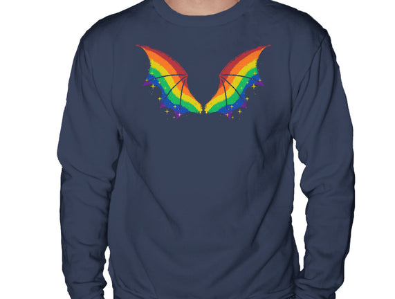 Rainbow Pride Bat Wings