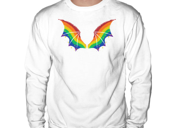 Rainbow Pride Bat Wings