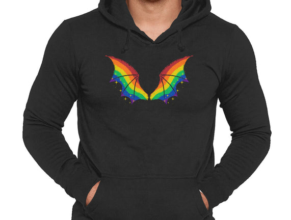 Rainbow Pride Bat Wings