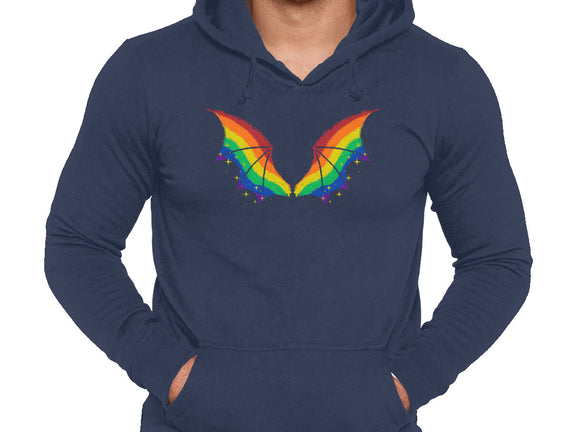 Rainbow Pride Bat Wings