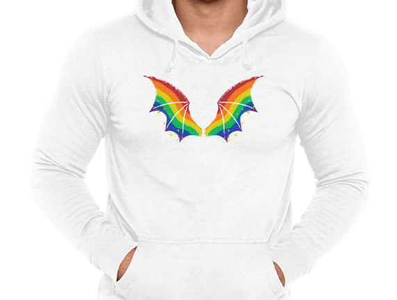Rainbow Pride Bat Wings