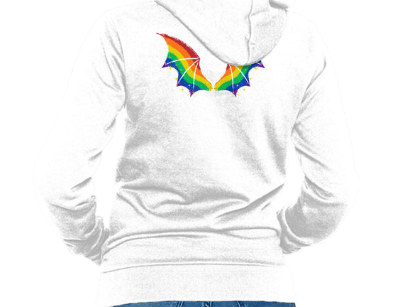 Rainbow Pride Bat Wings
