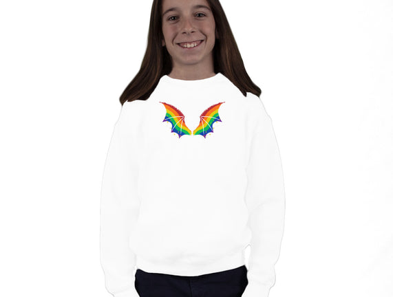 Rainbow Pride Bat Wings