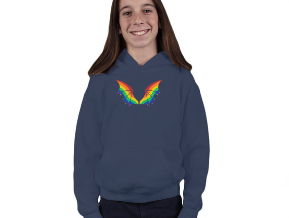 Rainbow Pride Bat Wings